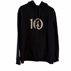 TENTREE Black Organic Cotton Classic Hoodie Eco Conscious Casual xl
